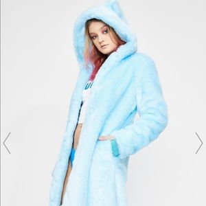 Polar babe faux fur coat